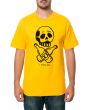 The Skull and Bones Tee in Gold 1