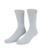 The Brilliance High Top Socks in Heather Gray Heather Grey