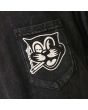 The Social Cat Vintage Pocket T-shirt in Black 3