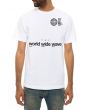 The World Wide Wave Tee in White 1