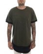 The Double Blocked Tall Tee (Olive/Black) 1