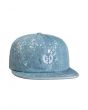 The Bleached Denim Crest 6 Panel in Overbleached 1