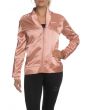 The Satin Lux T7 Jacket in Cameo Brown