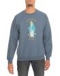 The Pray for My Haters 2 Crewneck Sweatshirt in Faded Blue 1