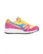 The Diadora N9000 Pan Sneakers in Yellow and Violet