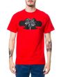 The Black Palm Tee in Red