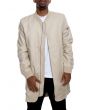 Sessions Extended Bomber Jacket in Tan 1