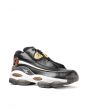 The Answer DMX 10 Sneaker in Black, White, Metallic Gold, & Red