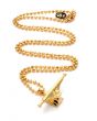 The King Ice 14K Gold Skateboard Truck Necklace in Gold 3