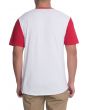 The Flier SS Henley in White & Red 3