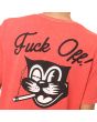 The Social Cat Vintage Pocket T-shirt in Red 5