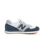 The 574 Retro Sport Sneaker in Navy and Silver Mink 2