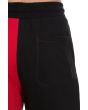 The Split Sweatshorts in Black and Red 6