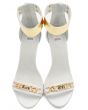The Malice Shoe in White Leather and Gold (Exclusive) 5
