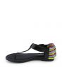 Yoana-S Thong Sandal Black/Multi-Color 2