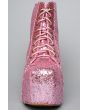 The Lita Shoe in Pink Glitter 3