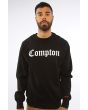 The Compton Crewneck Sweatshirt in Black 1