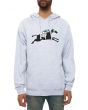 The Racehorse Hoodie in Heather Grey 1