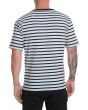 The Beach Party Striped Tee in Light Blue 3
