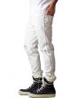 The Tapered Ripped Denim Jeans in White 2