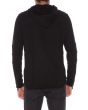The Unkle Quilted Pullover Hoodie in Black 3