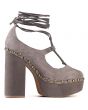 Jeffrey Campbell Bettina Taupe Heels TAUPE SUEDE 3