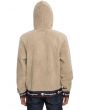 The Sherpa Pullover Hoodie in Khaki 3