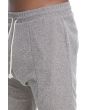 The Haru Drop Crotch Fleece Shorts in Beige 2