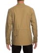 The Denzel Monk Collar M-65 Jacket Shirt in Khaki 3