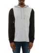 The Color Blocked Pullover Hoodie in Gray