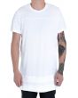 The SS Essential Layered Tee in White 1