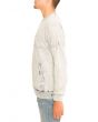 The Crks Overdyed Dolman Crew Sweatshirt in Bleached White 2