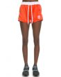 The Ladies Knit Short - Bardot Piped in Lava 1