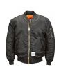 The Prep Coterie MA-1 Lightweight Bomber Jacket in Black 2