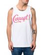 The Corrupt Tank Top in White 1