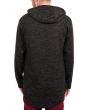 Jersey Hooded Sweater in Charcoal Gray 3