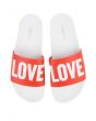 The LOVE Slides in White and Red 1