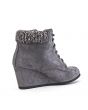 Women's Ankle Wedge Boot B-LS2652A 2