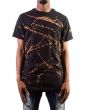 The Bleached Elongated T-shirt in Black and Brown 1