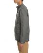 The Denzel Monk Collar M-65 Jacket Shirt in Grey 2