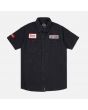 Patched Out Mechanic Shirt Black 1