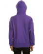 The Reverse Weave Pullover Hoodie in Purple 3