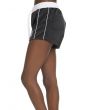 The Ladies Knit Short - Bardot Piped in Black 2