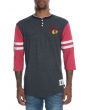The Chicago Blackhawks Home Stretch Henley in Black 1