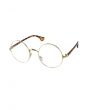 The Jules Glasses in Gold & Clear 1