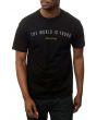 The World is Yours Arch Tee in Black 1