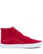 The Unisex SK8 Hi in Chili Pepper and White 2