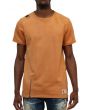 Kleep premium suede outshell feels french terry tee in timber 1