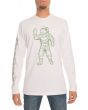 The BB Static Astronaut LS Knit Tee in White 1