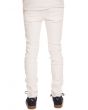 The Snap Destroyed Denim Jeans in White 5